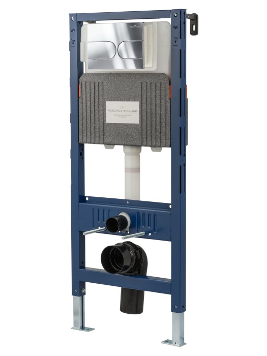 Кнопка смыва для инсталляции механическая, Wonzon & Woghand, WW-IB233-CR цвет: хром