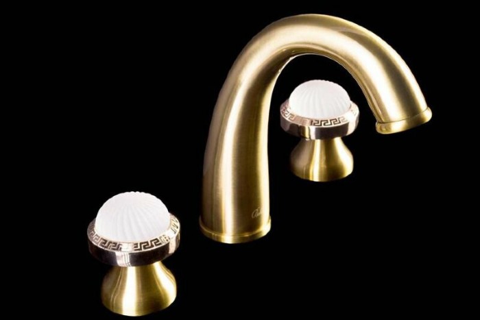 Смеситель для раковины, бронза, Satine Boheme 317-ST