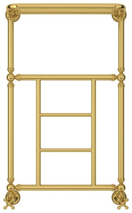 Сунержа Водяной полотенцесушитель 860x500, Ренессанс, 03-0282-8650 цвет: золото