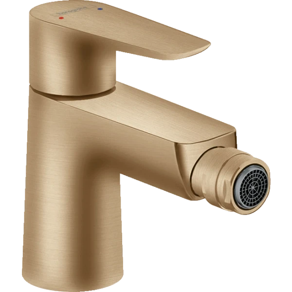 Смеситель для биде со сливным гарнитуром, Hansgrohe Talis E, бронза арт. 71720140
