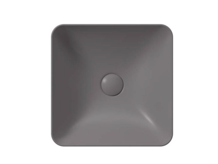 Раковина накладная 38х38х14 см, цвет bistro, санфарфор, Color-elements GSI арт. 903816