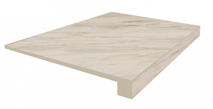 Ступень портофино белый фронтальная шлиф 33x45 Coliseum Gres Portofino арт. 620070000956