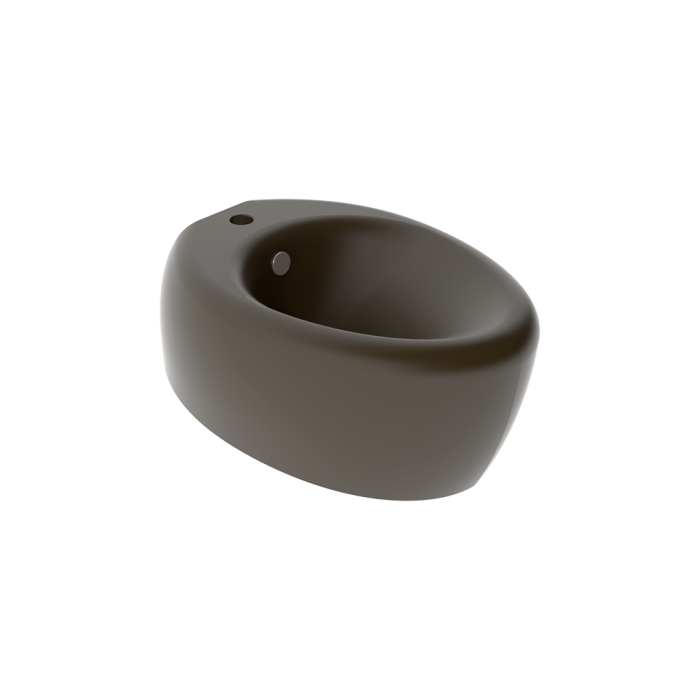 Биде подвесное кофейный матовый, GSG Ceramic Design Touch, TOBISO018