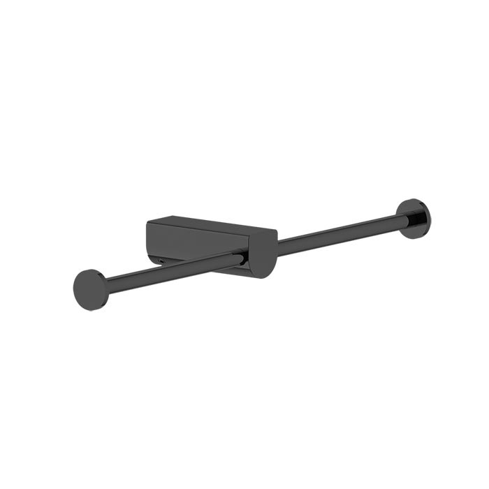 Двойной держатель туалетной бумаги, подвесной, Gessi Rilievo, nero xl арт. 59415#299