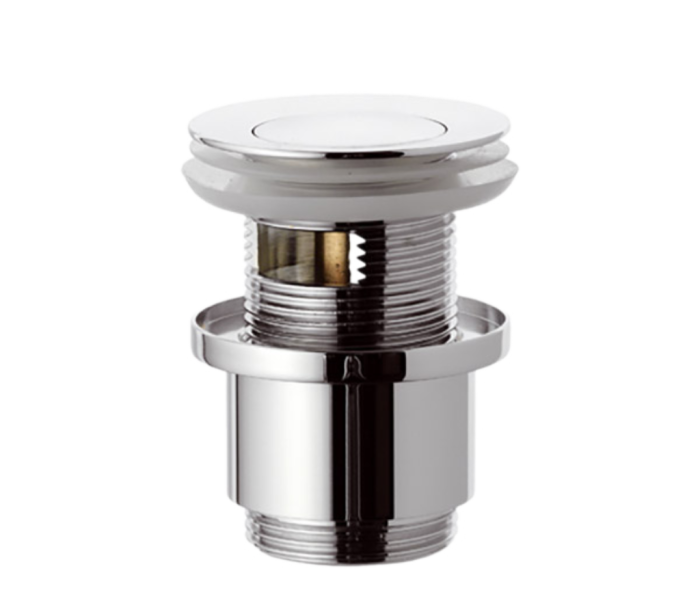 Донный клапан с переливом 1”1/4 хром глянцевый, Remer, 906CC2114