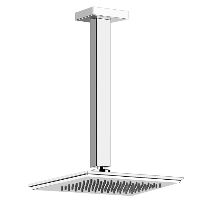 Верхний душ потолочный, высота от 115 до 186мм, Gessi Eleganza, хром арт. 46150#031
