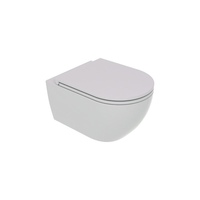 Чаша подвесного унитаза дымчатый матовый, GSG Ceramic Design Like, LKWCSO019