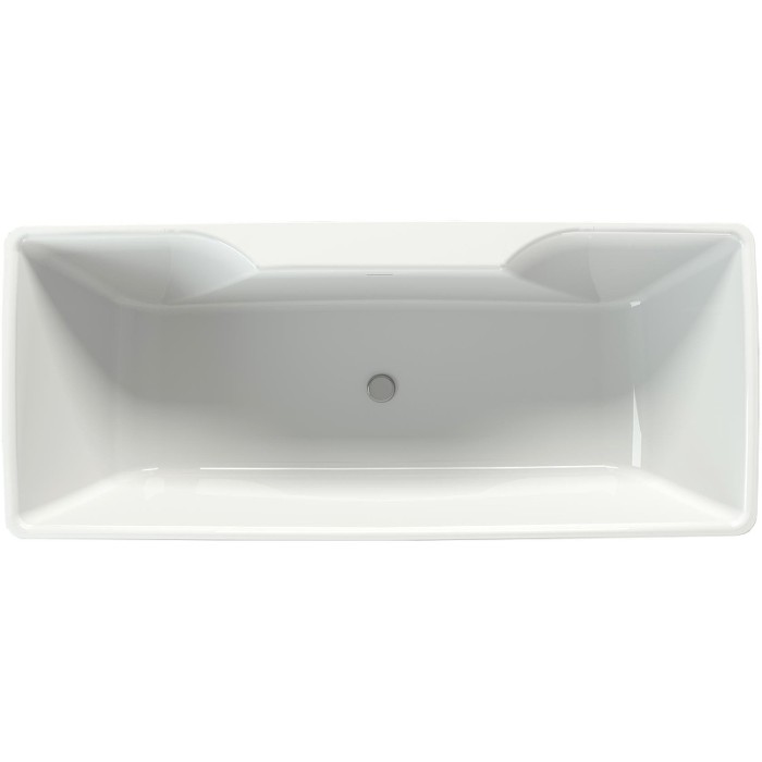Акриловая ванна 180x76, отдельностоящая, полукруглая, BelBagno, белая арт. BB110-180-76