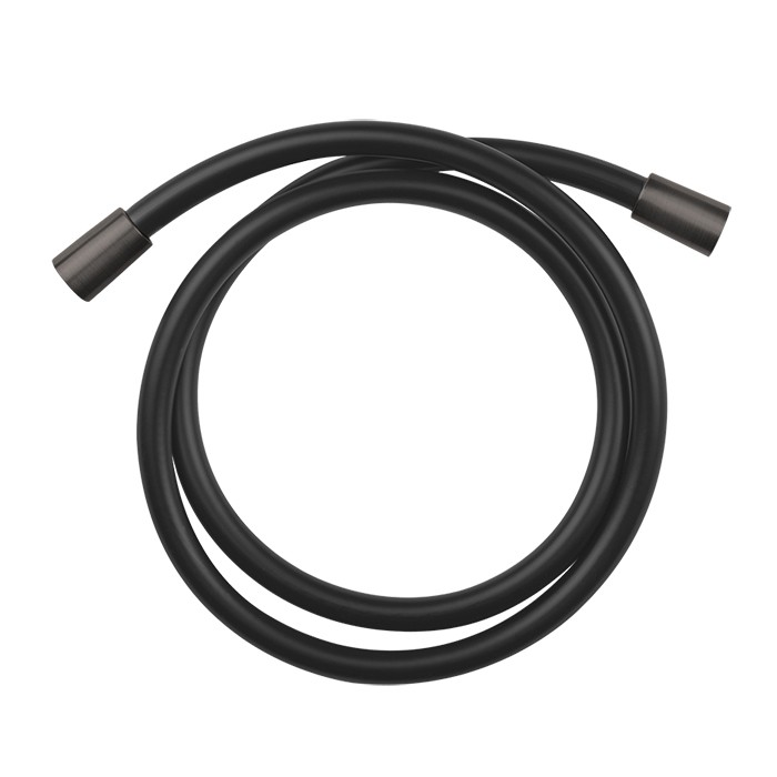 Шланг сromalux для ванны с коническим соединением на 1/2", длина 150 см, Gessi 316, brushed black metal pvd арт. 54137#707