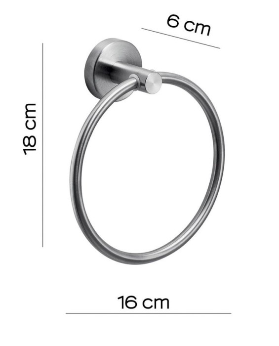 Полотенцедержатель-кольцо Project Gedy, 5070(38) цвет: хром