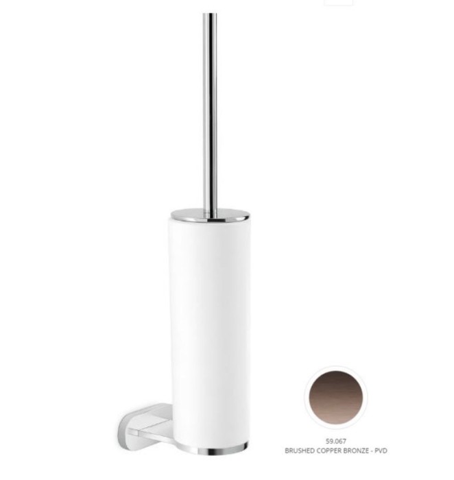 Ершик Newform Round accessories цвет PVD Brushed copper bronze арт. 67215.59.067