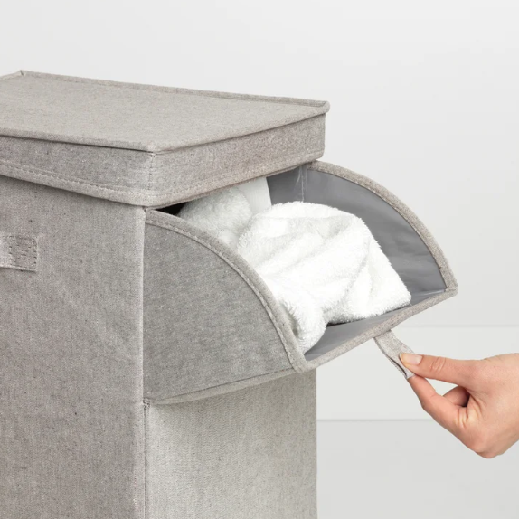 Корзина для белья Brabantia 44,5х32х37см 35 л, цвет серый арт. 120428