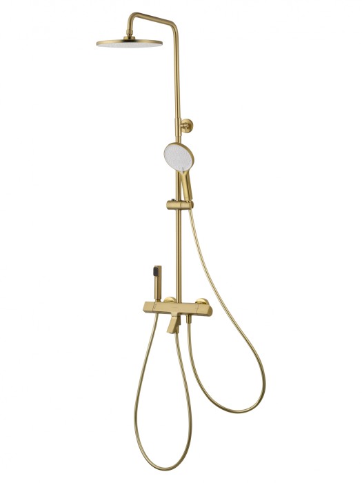 Душевая система с термостатом, Wonzon &amp; Woghand The one, WW-B3094-BG цвет: золото