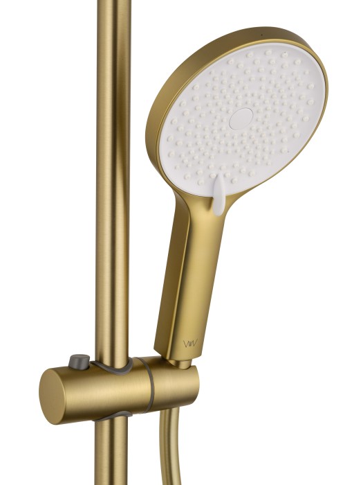 Душевая система с термостатом, Wonzon & Woghand The one, WW-B3094-BG цвет: золото