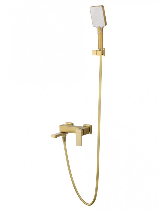 Смеситель для ванны с душем, Wonzon &amp; Woghand Cube 2.0, WW-88037068-BG цвет: золото