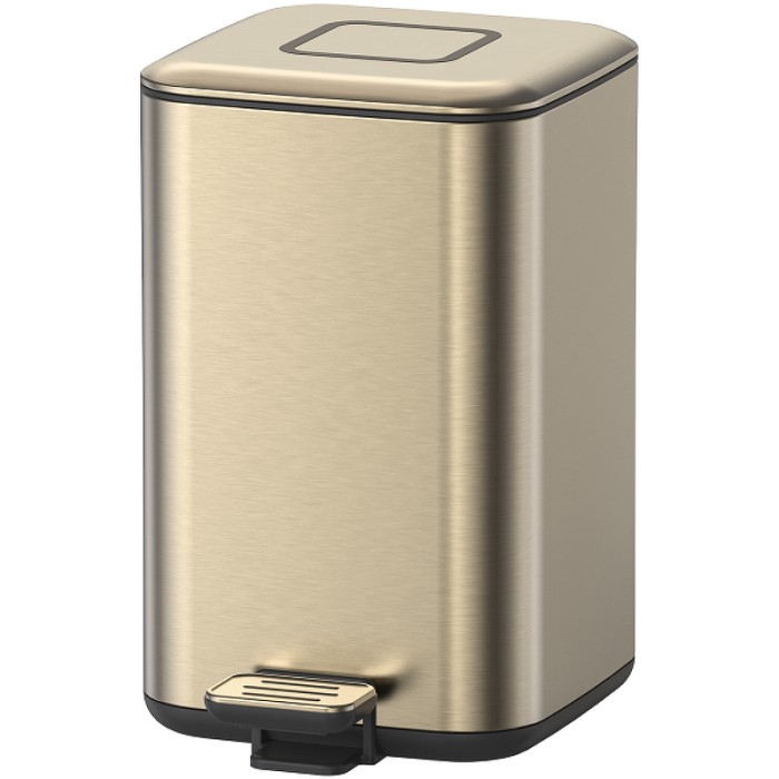 Ведро квадратное gold матовое, Boheme Q - 10948-MG