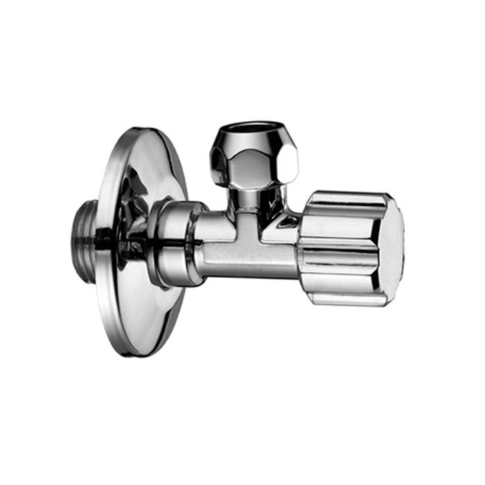Fima Carlo Frattini Запорный вентиль, 1/2" x 3/8", с фильтром, регулировкой и выводом диаметр 3/8" d 10, Sottolavabo, F205CR1/2 цвет: хром