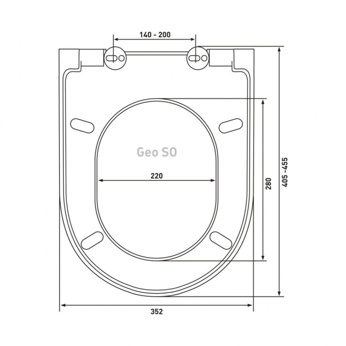 Сиденье для унитаза Berges Geo SO  арт. 015103