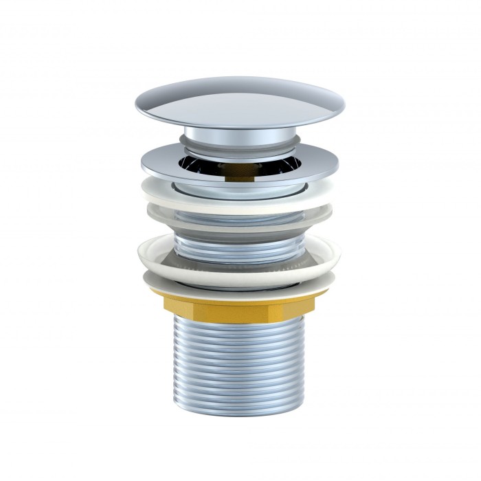 Донный клапан для раковины 1 1/4, Wonzon &amp; Woghand, WW-88SS02-CR цвет: хром