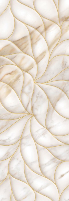 Декоративная плитка struttura 24.2x70 ELETTO Calacatta oro арт. 588182001