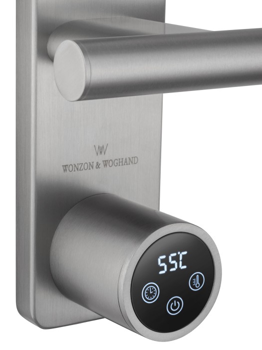 Полотенцесушитель электрический, Wonzon & Woghand Nurnberg, WW-AL345-BR цвет: никель