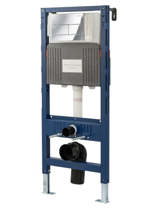 Кнопка смыва для инсталляции механическая, Wonzon & Woghand, WW-IB235-CR цвет: хром