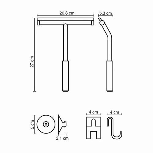 Скребок для душевой кабины WasserKRAFT арт. K-211W