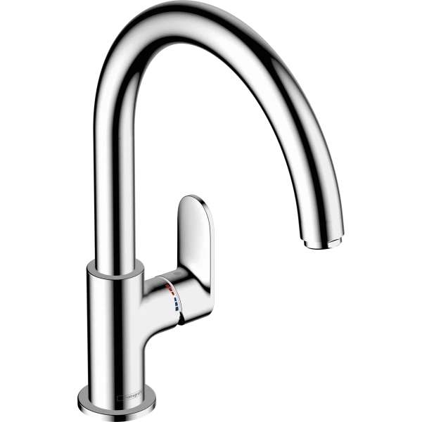 Смеситель для кухни, с поворотным изливом, Hansgrohe Vernis Blend M35, хром арт. 71870000