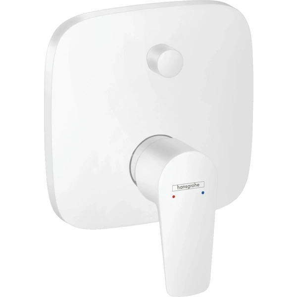 Смеситель для ванны скрытого монтажа, Hansgrohe Talis, белый арт. 71474700