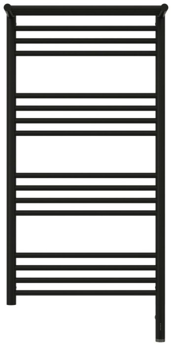 Сунержа Электрический полотенцесушитель 1000x500, Богема 3.0 с 1 полкой, 31-5807-1050 цвет: матовый чёрный