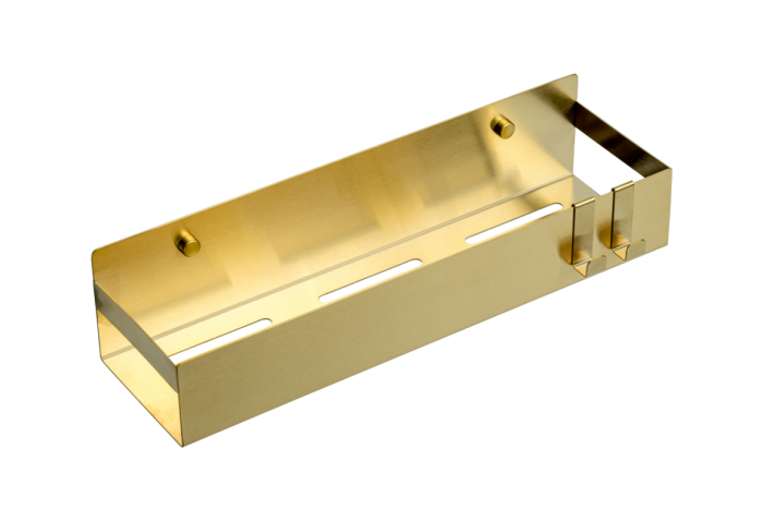 Полка подвесная + 2 крючка, Matt gold Q Boheme 10965-MG