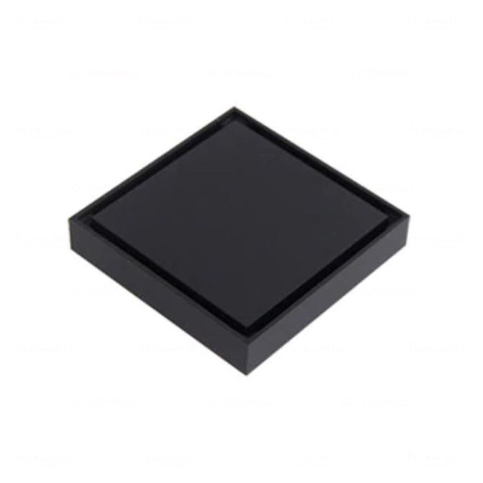 Трап для душа 10x10cm, черный, Cubo Feramolli - BL065