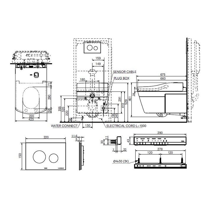 Сиденье для унитаза, Neorest TOTO, TCF994RWG#NW1 цвет: белый