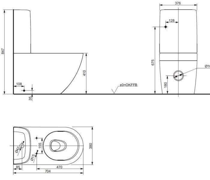 Унитаз моноблок, моноблок, NC/R TOTO, CW761Y/SW762Y цвет: белый
