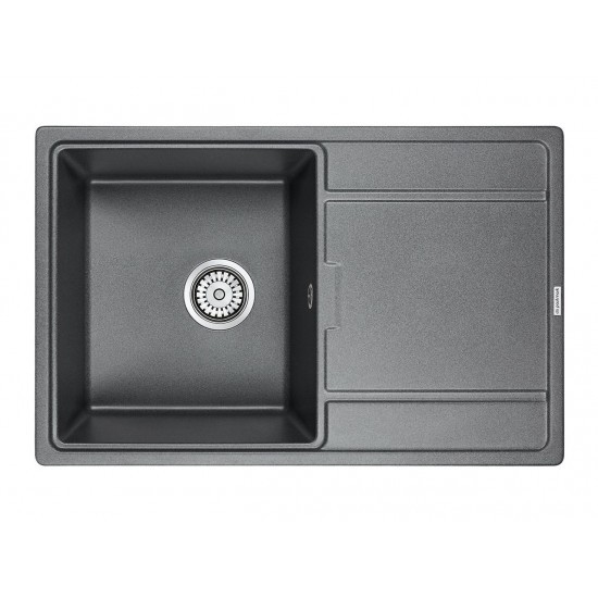 Мойка для кухни гранит 780х500 Paulmark FLUGEN 50-780, графит - PM217850-DG