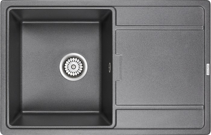 Мойка для кухни гранит 780х500 Paulmark FLUGEN 50-780, графит - PM217850-DG
