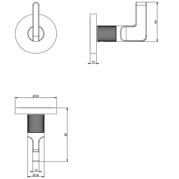 Кран запорный, подключение 3/4", Gessi Inciso, хром арт. 58263#031