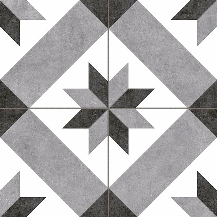 Плитка nero pre-cut 45x45 Etili Seramic Patchwork арт. ETI0034