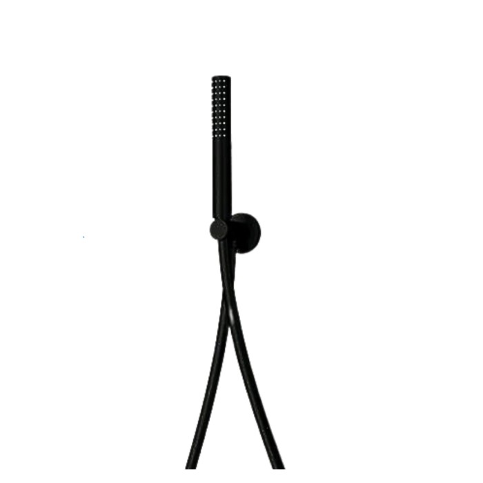 Душевой набор встроенный, Giulini Wellness, черный матовый арт. 1545NO