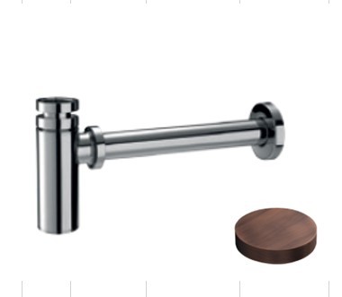 Сифон для раковины 1”1/4, Giulini, матовая медь арт. 5109LVROP