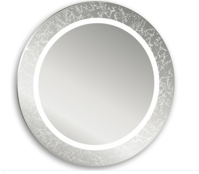 Зеркало Лаго-8 Д770 c подсветкой и диммером, сенсорный выключатель, подогрев+Bluetooth, Azario Лаго - LED-00002395