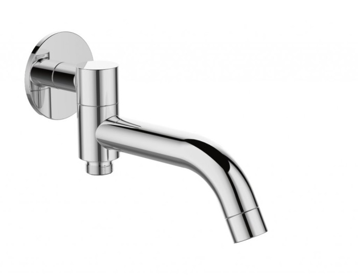 Излив для ванны BelBagno, глянцевый хром, ANCONA, однорычажный арт. ANCONA-BCA-CRM