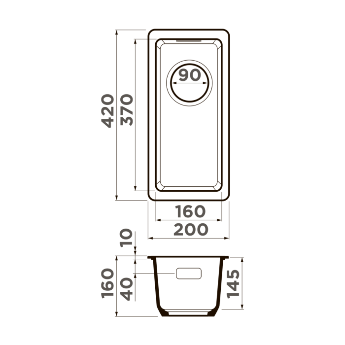 Кухонная мойка Omoikiri Kata 20-U-PA Artgranit, цвет пастила арт. 4993372