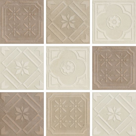 Плитка formelle mix_3 colori 20.13x20.13 FIORANESE Formelle 20 арт. MP3FR