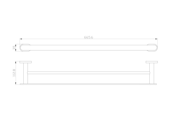Полотенцедержатель двойной, Wonzon & Woghand First, WW-8411-LG цвет: золото