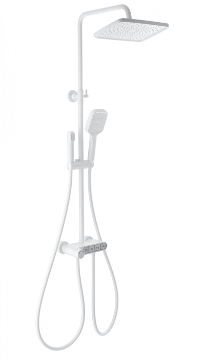 Душевая система с термостатом, Wonzon &amp; Woghand Muse, WW-B3112-MW цвет: белый