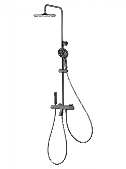 Душевая система с термостатом, Wonzon &amp; Woghand The one, WW-B3094-BGG цвет: графит
