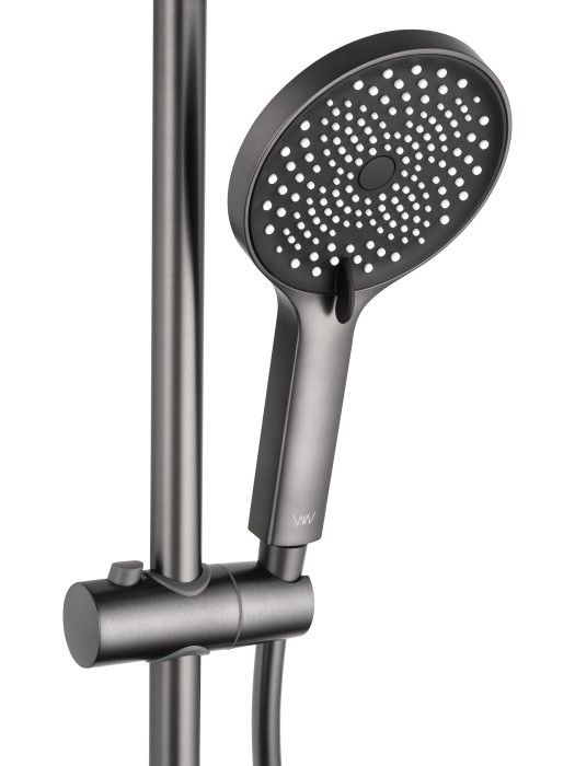 Душевая система с термостатом, Wonzon & Woghand The one, WW-B3094-BGG цвет: графит