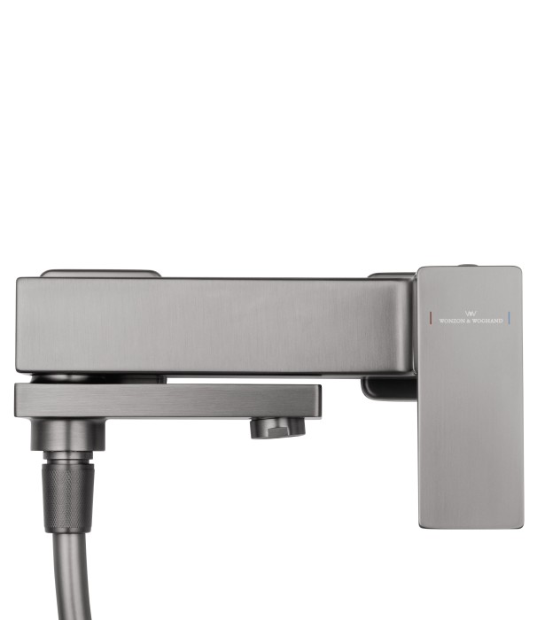 Смеситель для ванны с душем, Wonzon & Woghand Cube 2.0, WW-88037068-BGM цвет: графит