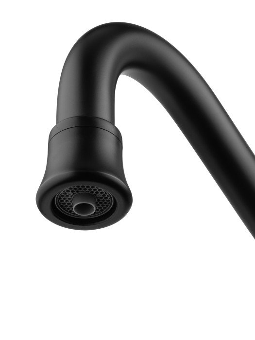 Смеситель для кухни c подключением фильтра, Wonzon & Woghand, WW-88458006-MB цвет: черный